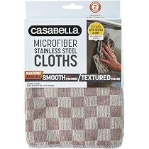 Amazon.com: Casabella Microfiber 12" x 14" Cleaning Cloths, Two ...