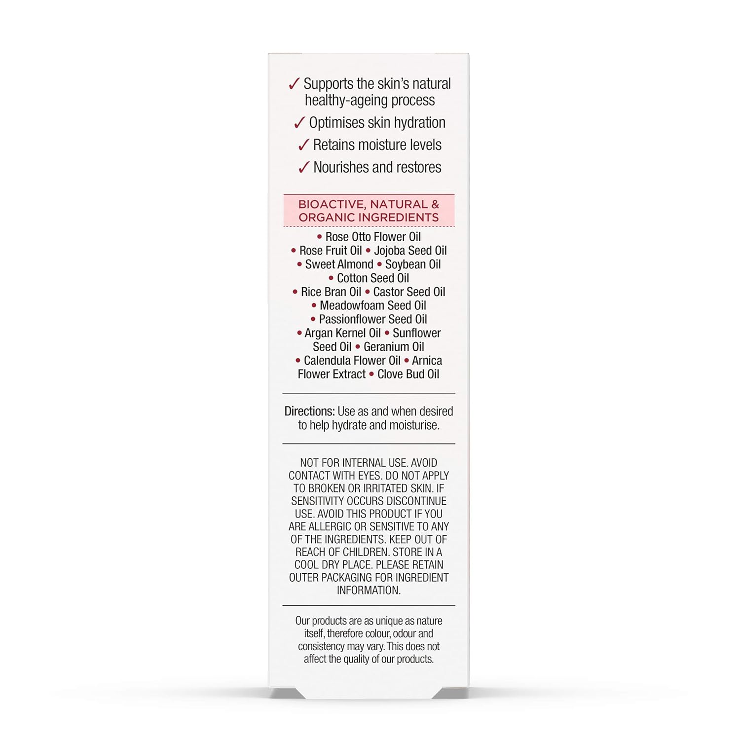 rose otto facial serum