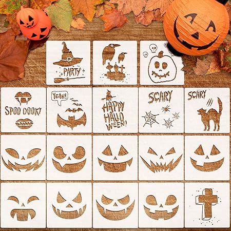 Whaline Stencil In Plastica Per Pittura Per Halloween