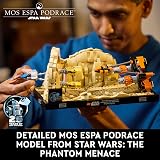LEGO Star Wars Mos Espa Podrace Diorama 75380 Anakin Podracer Model Kit view 2