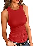 VICHYIE Summer Women Plus Size Sleeveless Tank Tops