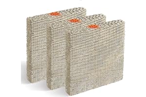 DerBlue 3Pack 10 Water Panel Humidifier Replacement Filter Made of Aluminum Mesh Compatible with AprilAire Whole-House Humidifier Models 110, 220, 500, 500A, 500M, 550, 550A, 558