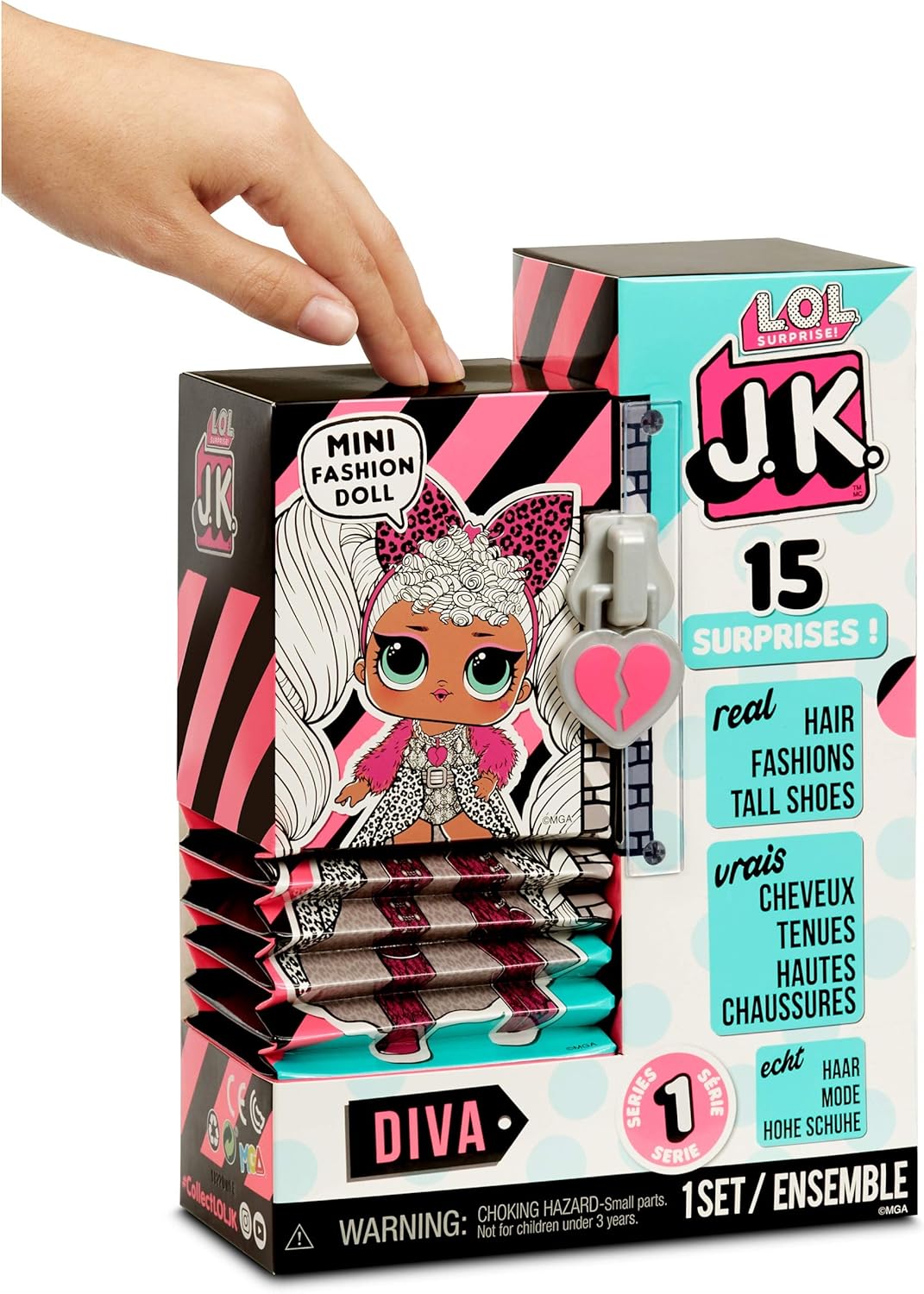 LOL Surprise JK Mini Fashion Doll - 15 Surprises, Clothing & Accessories - For Ages 6 Years & Up - Collectible - Diva - Image 4