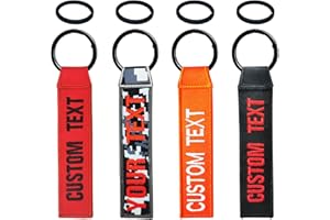 Customized luggage tag, Custom Name Tag Personalized Keychain, embroidered keychain tag for Luggage, Belt, Gear, Backpacks