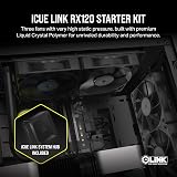 Corsair iCUE LINK RX120 120mm PWM Fans Triple Pack with System Hub view 2