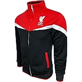 Icon Sports Boy's Liverpool Track Jacket With Zipper Pockets, Youth Sizes, Licensed Liverpool Jacket
