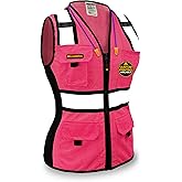 KwikSafety - Multi-Color Safety Vest for Women | Premium Reflective High Visibility Vest, ANSI Class Unrated