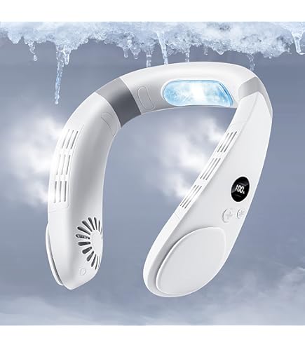 Neck Fans For Living Room Neck Fan Portable-5500mAh Neck Fan With