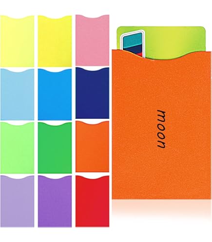 Amazon.com : LUXPaper Custom Printed Credit Card Sleeves | Personalized  Logo & Text | 2 3/8