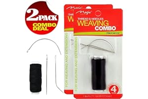 Response Magic Collection Weaving Combo Thread & Needles Set (2-PACK, BLACK)