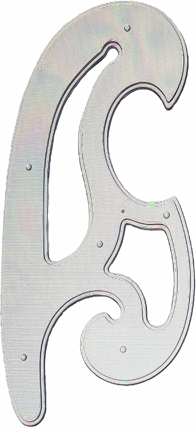 PARTH IMPEX French Curve Set of 3 Clear Plastic Inking Edges Drafting Drawing Ellipse Template French Curve Ruler (Pack of 3 Shape) : Office Products