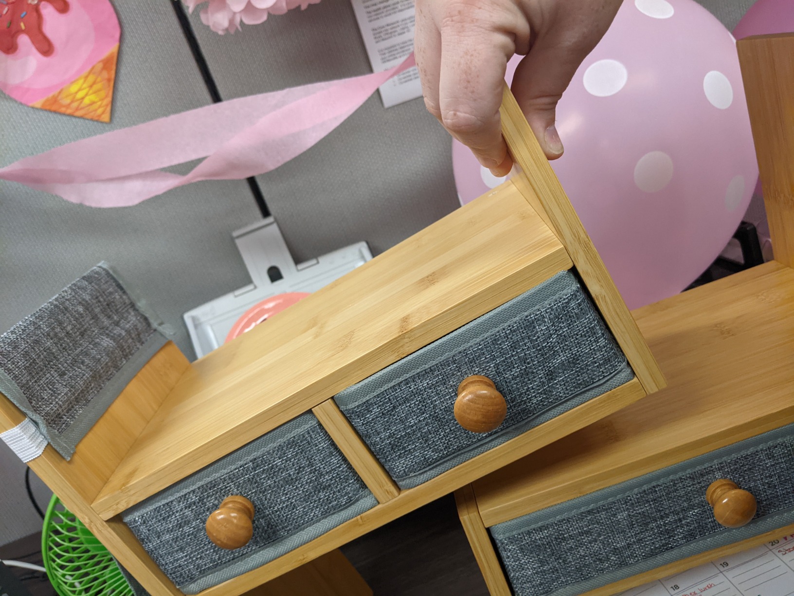 8/mo Finance Xcosrack Desktop Organizer Adjustable Wood Small