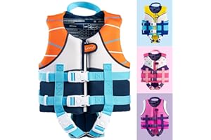 Limmys Premium Kids Swim Vest – Toddler Swim Jacket and Buoyancy Swimming Aid – Modern Design Swimming Vest for Boys and Girls – Innovative Safety-First Features