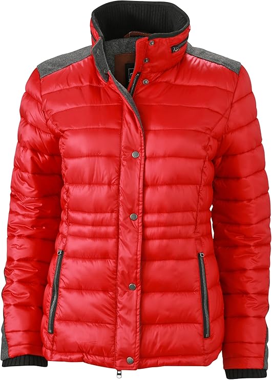 James & Nicholson Damen Jacke Jacke Winter Jacket rot ...