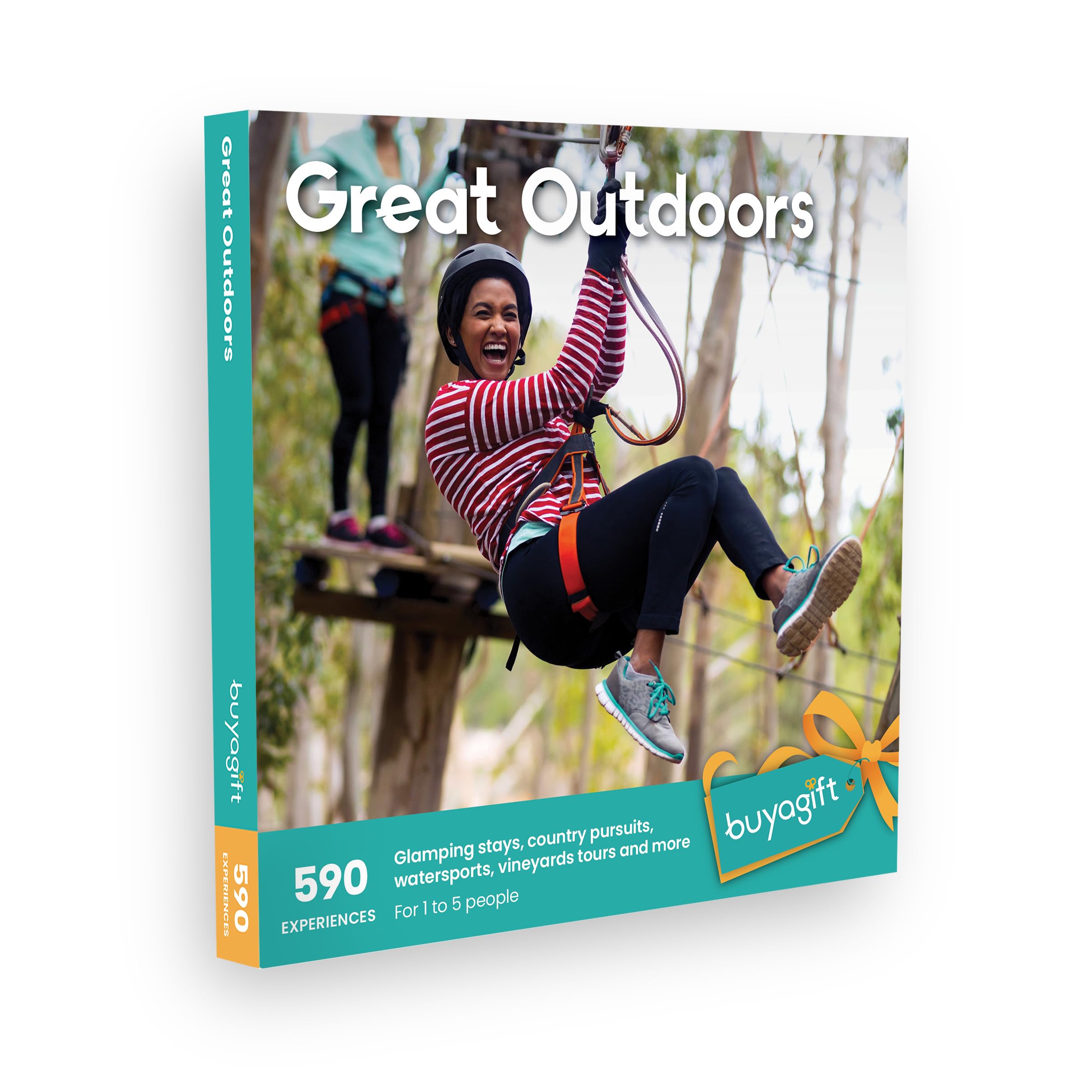 Buyagift Great Outdoors Experience Box – 675 UK Adventures Including Glamping & Rafting