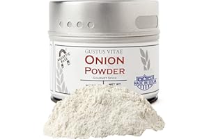 Onion Powder | All Natural, Non GMO | Sustainably Sourced Seasoning, Not Irradiated | Ultra Premium, Single Ingredient Spice | Hand Crafted in Small Batches | Made in USA | GLP-1 Friendly, Gourmet Spice | Gustus Vitae | #15
