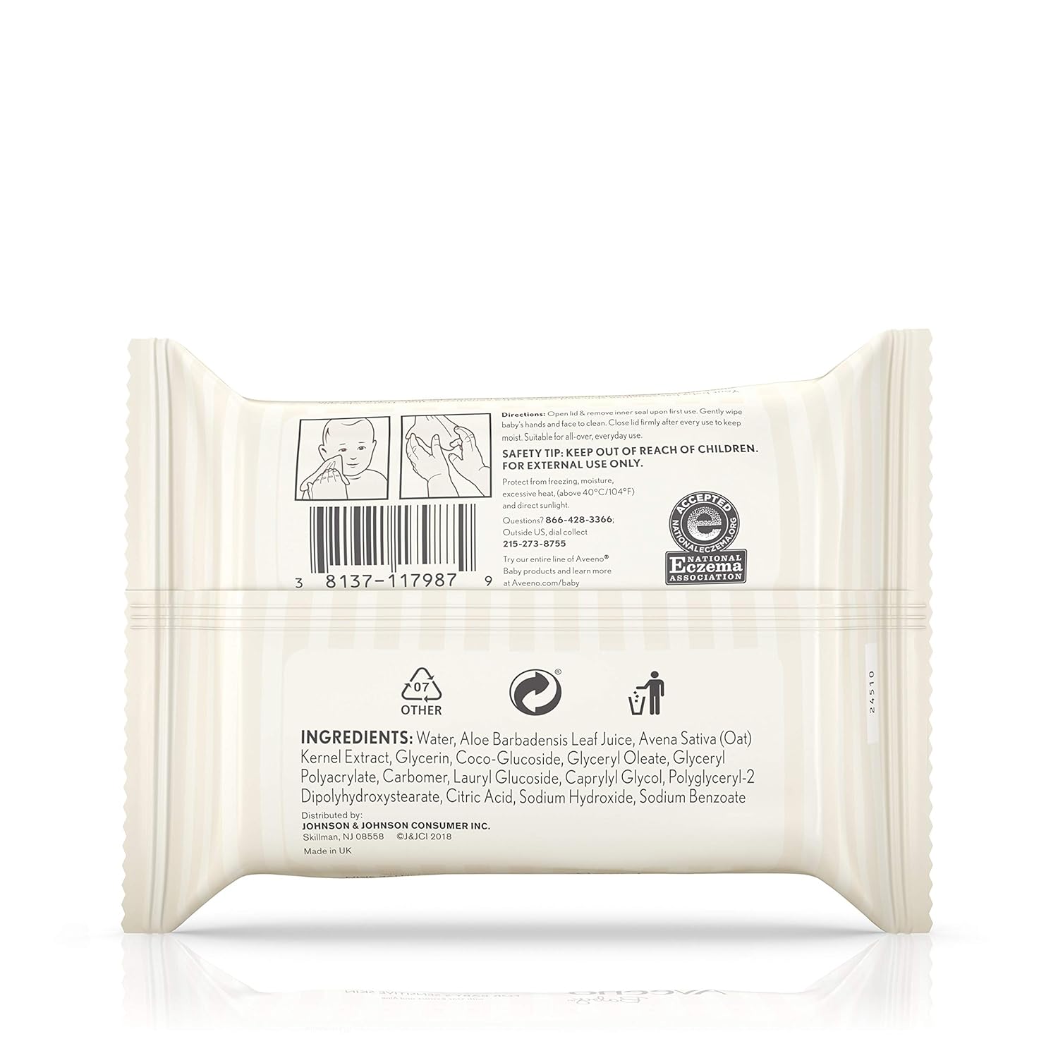 aveeno wet wipes