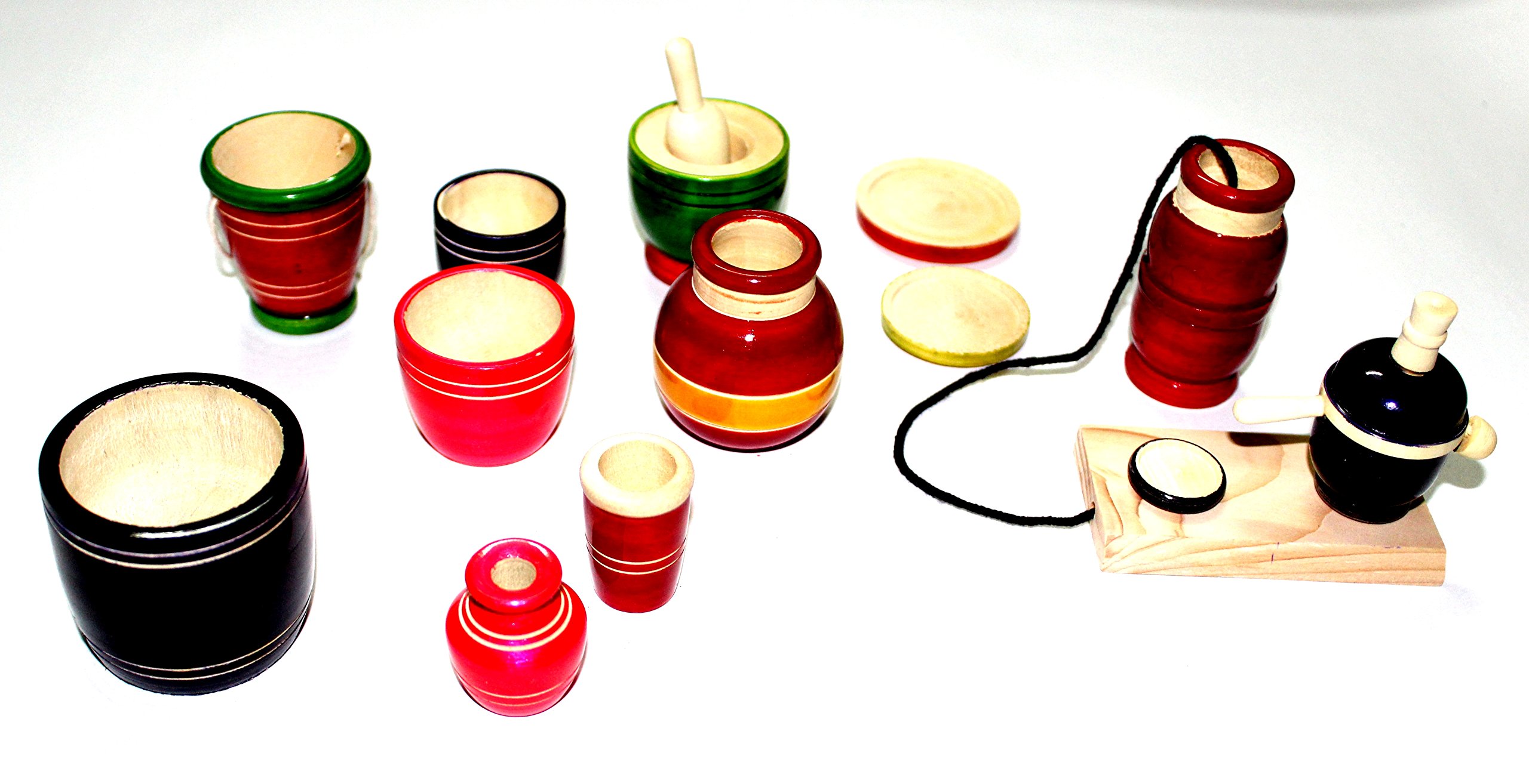 wooden choppu set