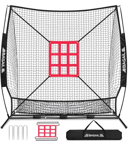BaseGoal Tee De Batting Portable Avec Trépied – Baseball/Softball – Support Voyage