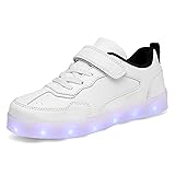 Voovix Kids Led Light up Shoes Flashing Low-top