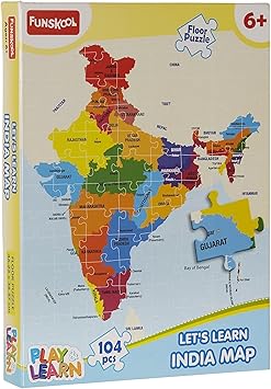 Play & Learn India Map Puzzles