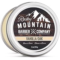 Vanilla Oak Beard Balm for Men - Made in Canada – Softens, Styles & Adds Shine to Beards – Fast Absorbing with Beeswax, Shea