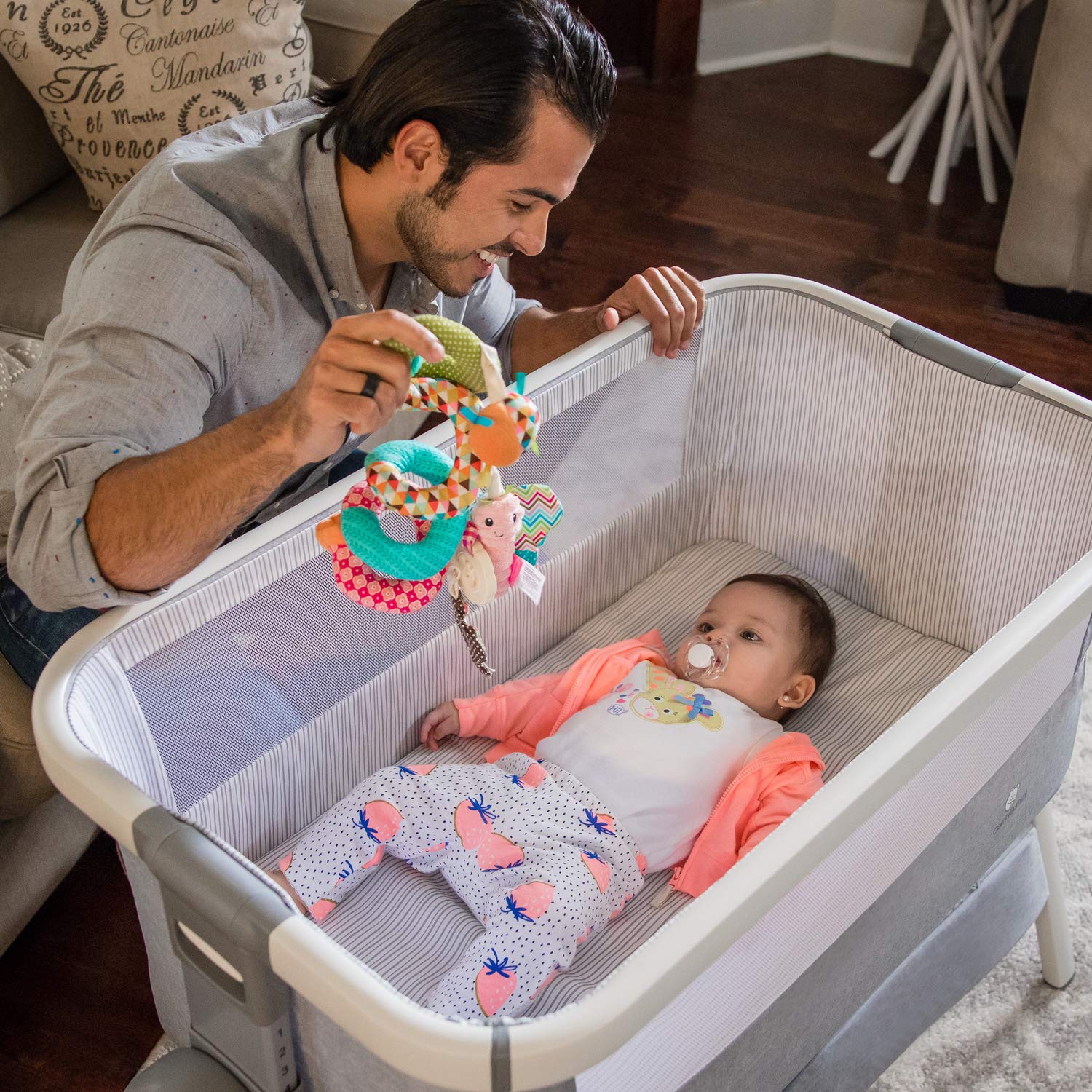 cozee bedside crib amazon