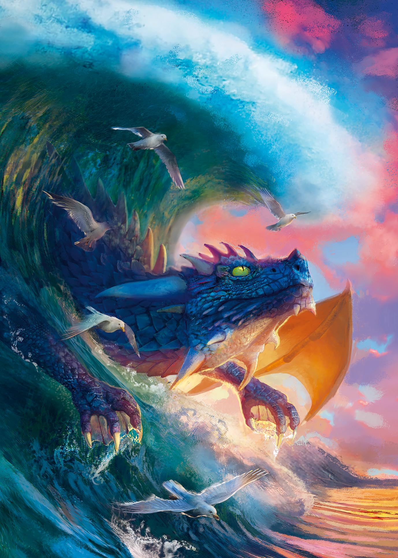 Ravensburger Dragon Race 1000 Piece Jigsaw Puzzle for Adults and Kids Age 12 Years Up — image 1
