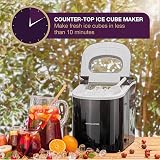 Andrew James 2.2L Ice Maker Machine Portable Countertop Ice Dispenser view 2