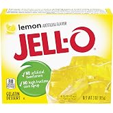Jell-O Lemon Gelatin Mix (3 oz Boxes, Pack of 24)