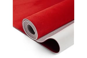 RATCHROLL Suede Fabric 150g Headliner Fabric 108"L x 57"W Interior Trim DIY Roof Repair Replacement Foam Backing for Car Truc