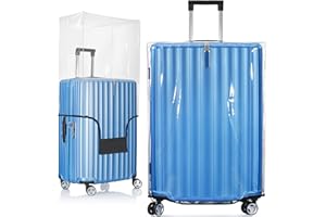 Luggage Cover for Suitcase - 30" / 76cm Clear PVC Luggage Protector for 30" - 31" / 76cm - 78cm Bags - Travel Accessory for B