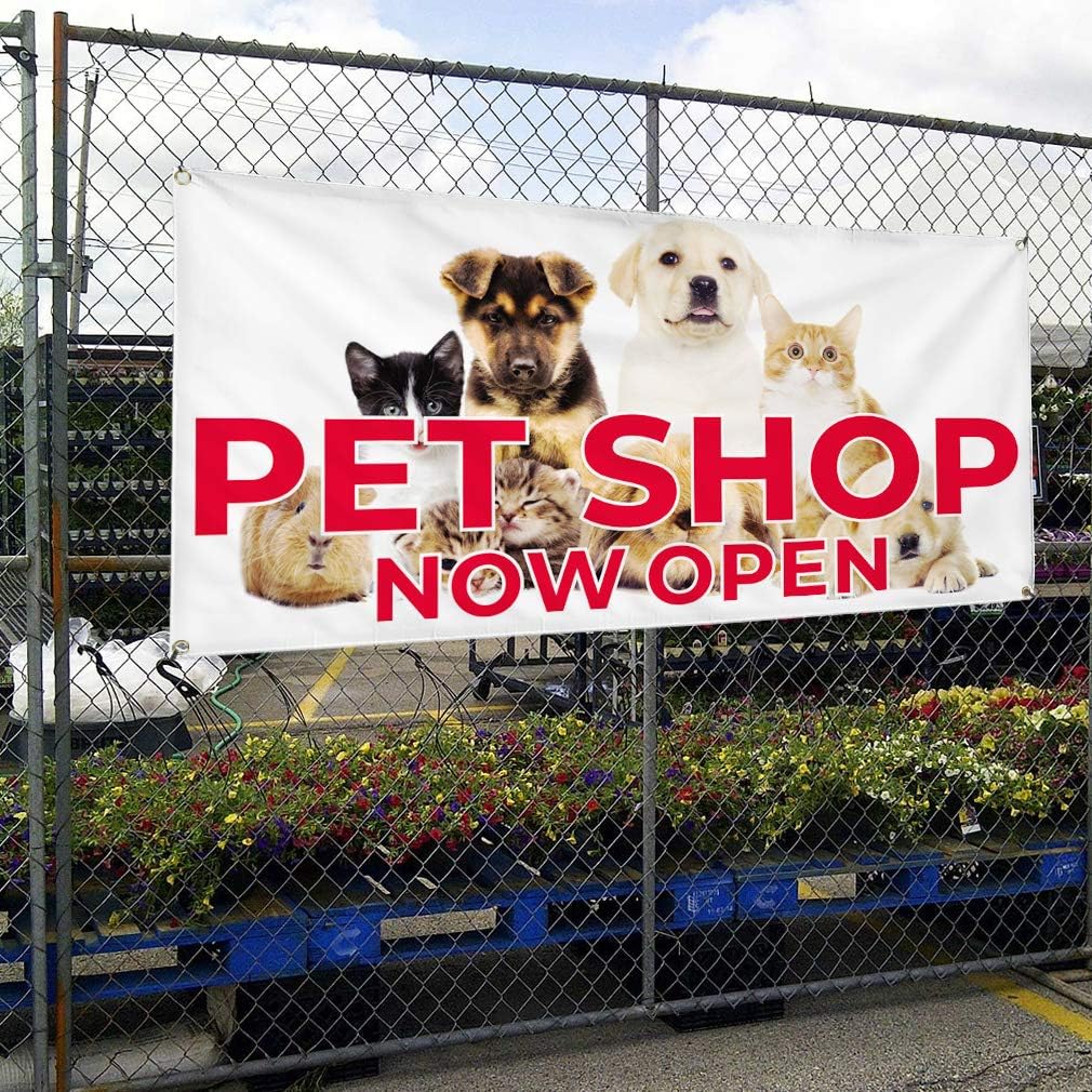 pet shop near me open now amazon com vinyl banner