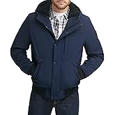Levi's Men's Soft Shell Sherpa Lined Hooded Bomber Jacket