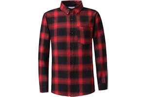 iLover Casual Boys' Short Sleeve Woven Shirt Button Down Shirts 6-14 Years