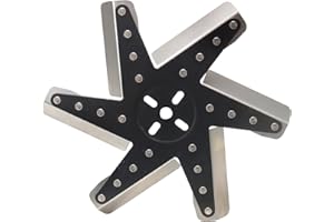 Derale 19113 13" High Performance Stainless Steel Flex Fan Standard Rotation , Black