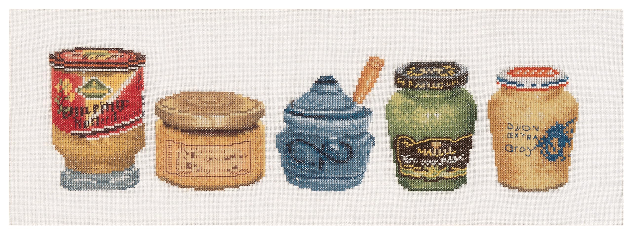 Thea Gouverneur Cross Stitch Kit, Multi-Colour, 12.5x35.5cm