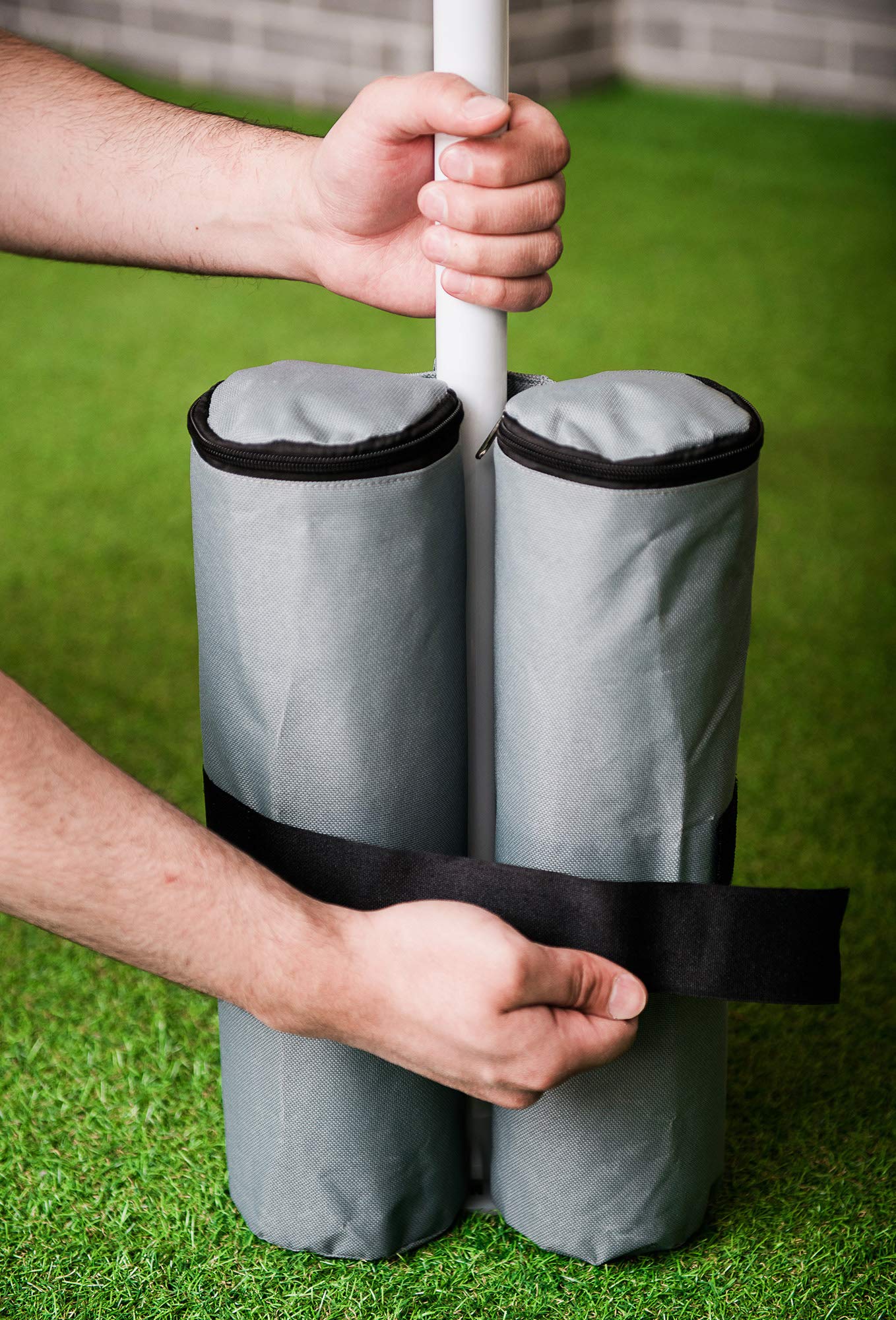 LIVIVO Set of 4 Gazebo Sand Weights Gazebo Sandbags Inc Twinleg Zip