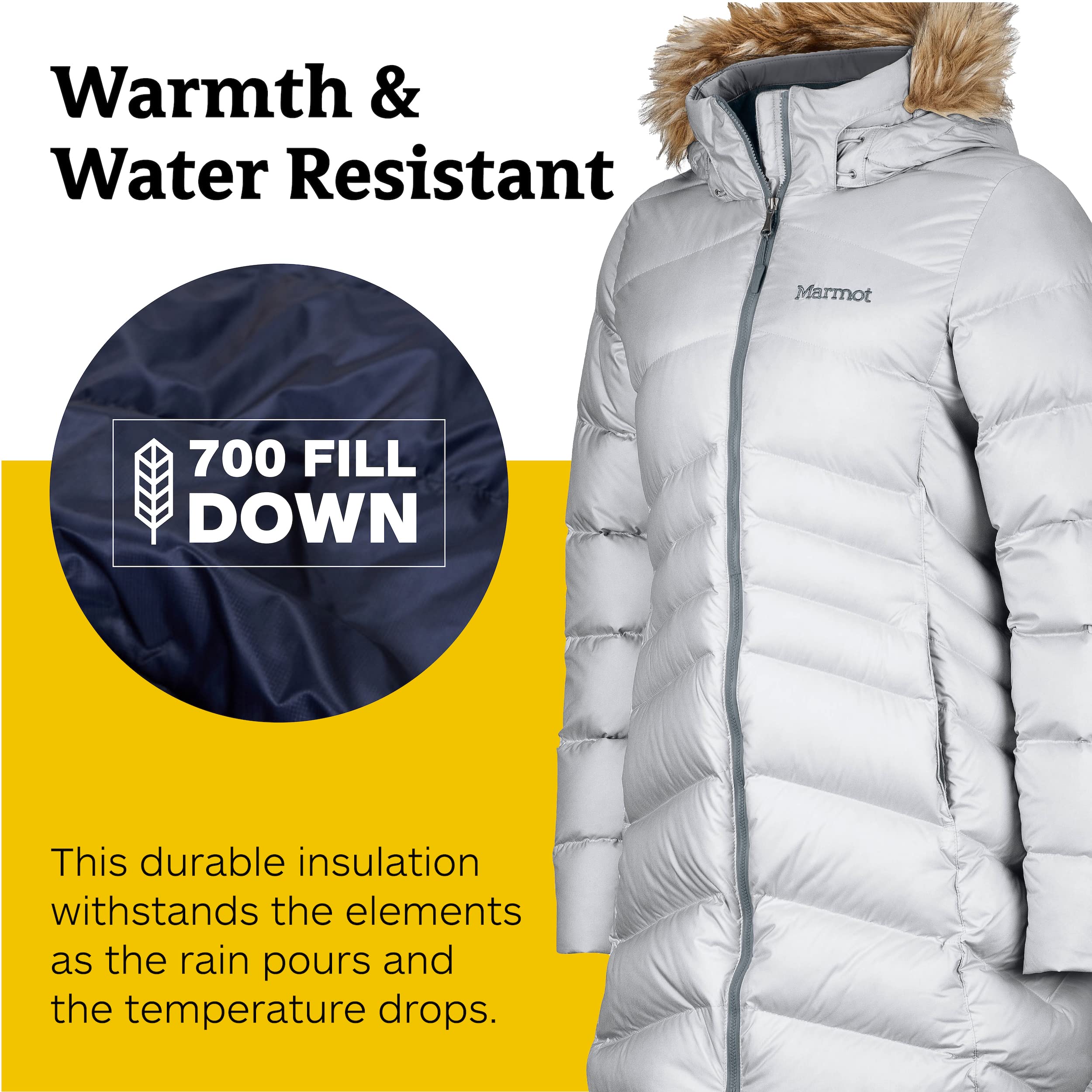 Knee-Length Down Puffer Coat