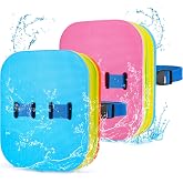 Macarrie Swimming Floats for Kids Swim Belts Swim Bubbles 3 Layers Back Floats Adjustable for Safety Training Beginners Swimming Sport Pool Lesson(2 Pack)
