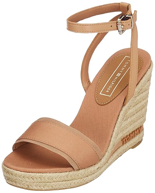 Tommy Hilfiger Damen Iconic Elena Tommy Pastel Plateausandalen