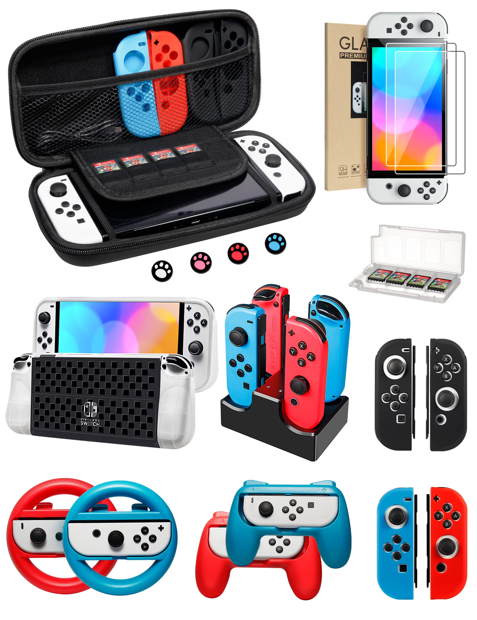 Mua MASCARRY Accessories Kit for Nintendo Switch OLED Model 2021 ...