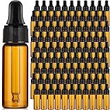 Bokon 100 Pcs Glass Dropping Bottles Mini Essential