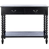 Safavieh Home Collection Athena Black 2-Drawer Console Table