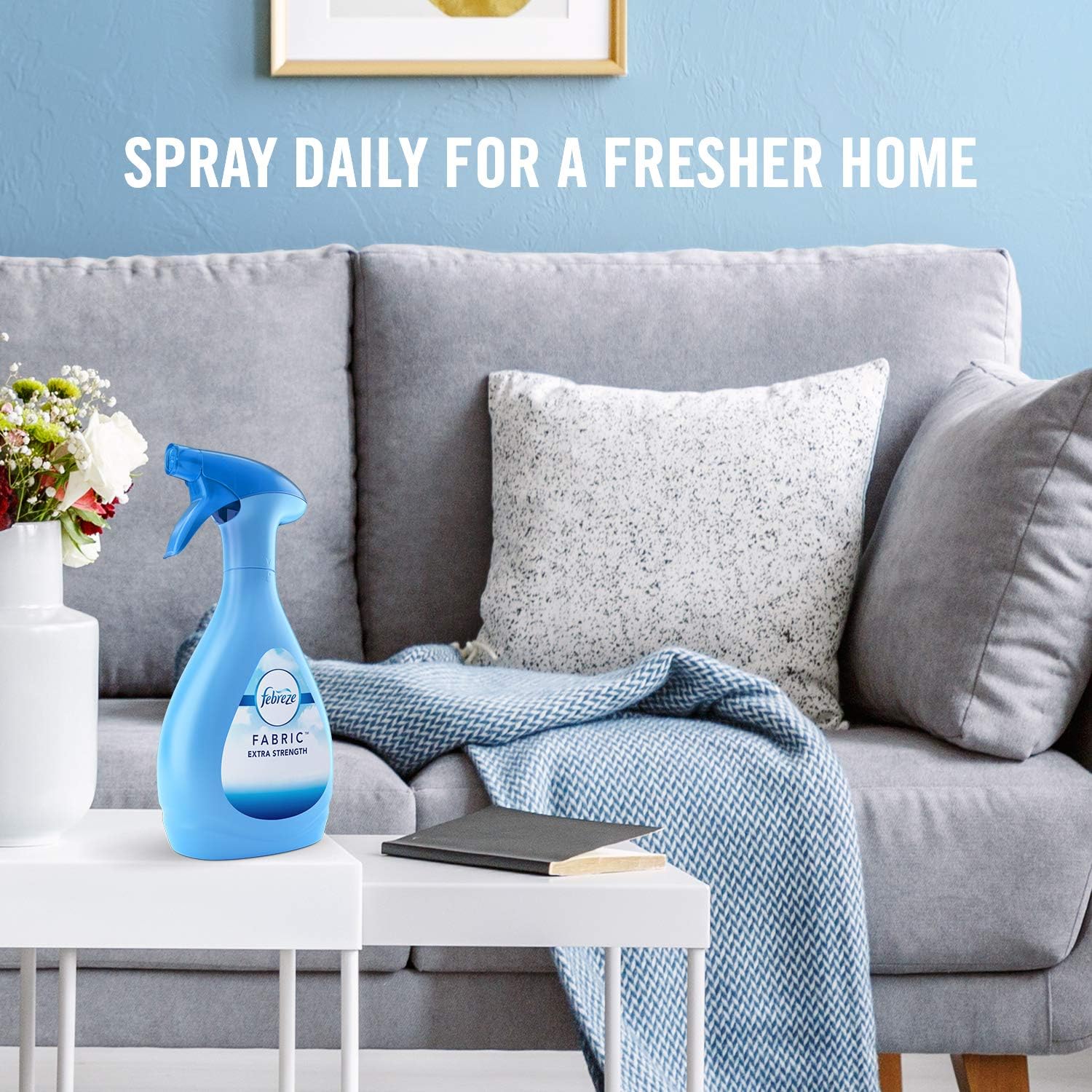 Febreze Fabric Refresher, Odor Eliminator Extra Strength + Unstopables, Fresh Scent, 2 Count: Health & Personal Care