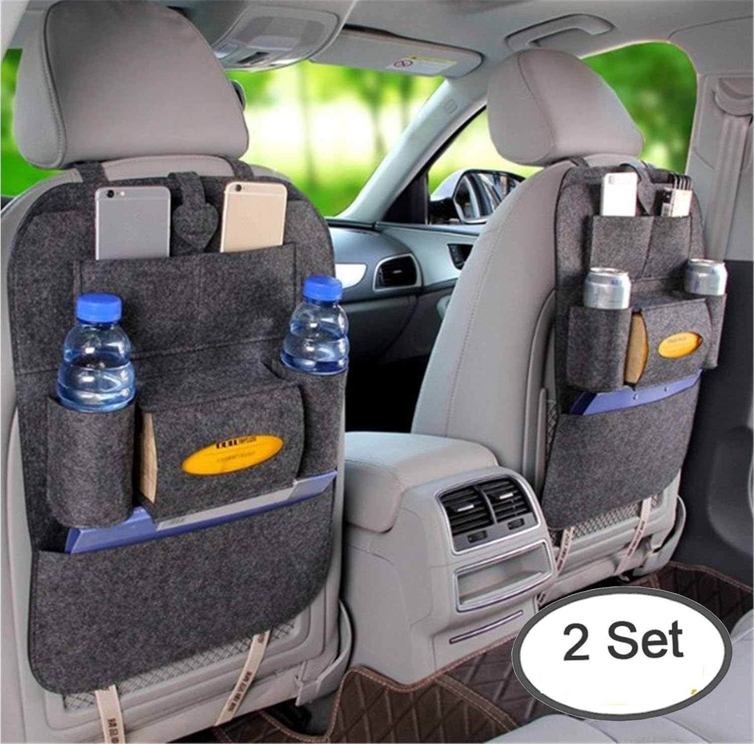 Best car seat organizer grey