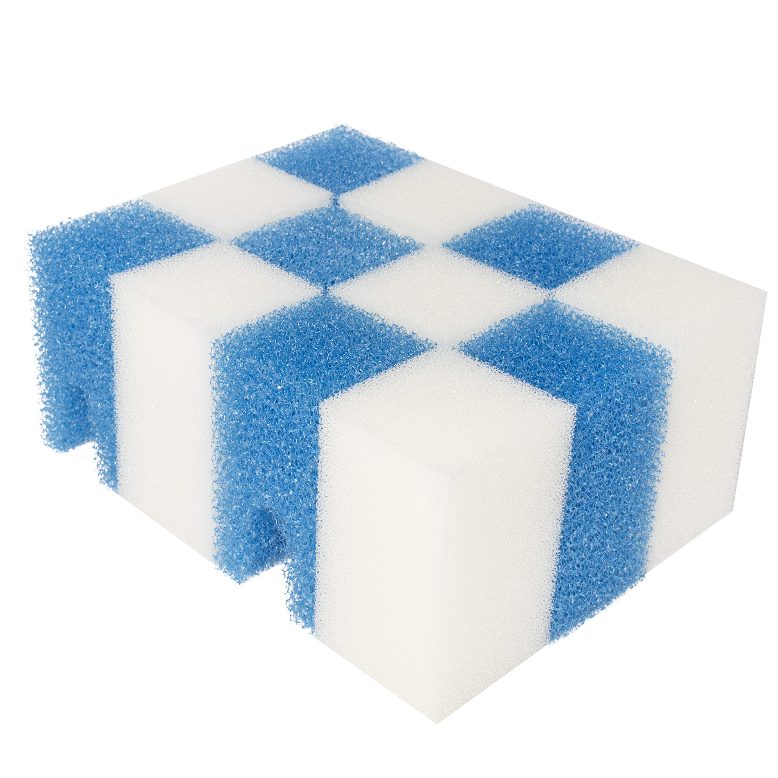 LTWHOME Design Aquarium Mechanical Sponges Compatible with Ferplast Blumec 07 Sponges Fit for Bluwave Internal Filter (Pack of 6 Sets)