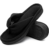 MIXYOS Women's Flip Flops Soft Memory Foam Thong Slippers Anti-Skid Slip Ons Comfy Indoor House Slide Shoes