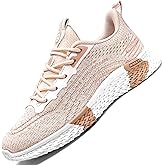 Beita Running Shoes for Women Non Slip Walking Sneakers Breathable Sports Shoes for Gym Travel Work Food Service Platform Comfortable All Day Lightweight Beige