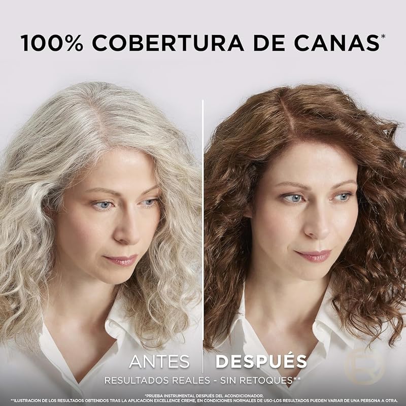 L'ORÉAL PARIS Excellence Creme Permanente - Tonalidade 6.1 Loiro Cinzento Escuro